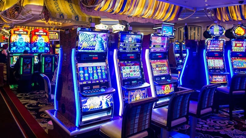 Những chiếc máy Slot game tại Casino