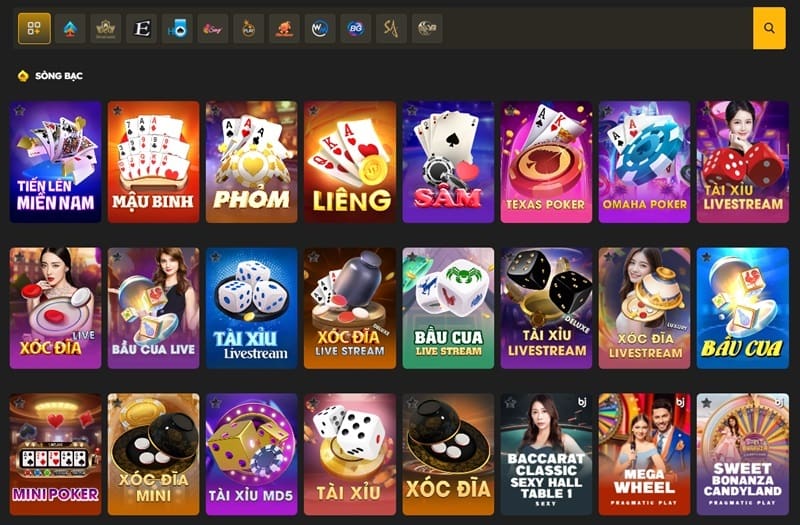 Casino BJ88 có rất nhiều nhà cung cấp cho bạn chọn